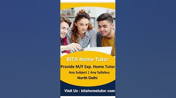Looking for Home Tutors/Tuitions in NORTH DELHI? #wwwbitahometutor.com