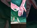Guiding Touch oil painting. My 1st ever oil painting hands.