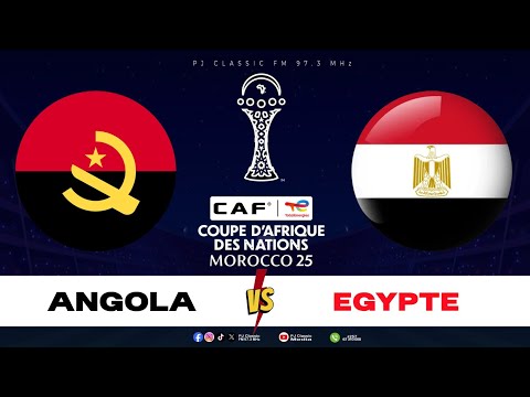 LIVE GAME CAN 2025 ANGOLA 0 0 EGYPTE ZIMBABWE 0 0 AFRIQUE DU SUD 