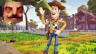 Hello Neighbor - My New Neighbor Woody Toy Story 4 Act 3 Gameplay Walkthrough screenshot 4