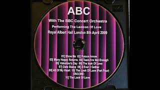 Abc  Royal Albert Hall London Wednesday 8th April 2009 Performing The Lexicon Of Love 