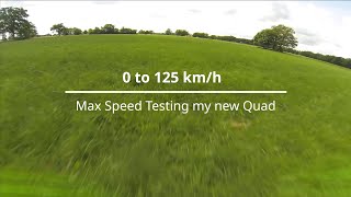 What 125 km/h looks and sounds like from a fpv drone - Speed Testing