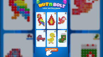 Nut n Bolt Color Sorting Game