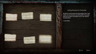 NOTICES: Seeking Merchants For Partnership (Witcher 3 In-Game Lore Read Aloud)