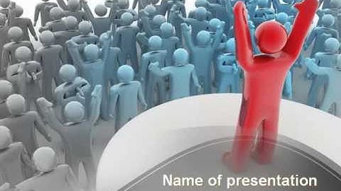 Public Leader PowerPoint Template by PoweredTemplate.com