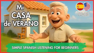 Learn Spanish with an easy and fun summer story
