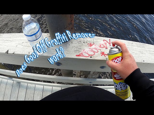 Does Goof Off Graffiti Remover work? - YouTube