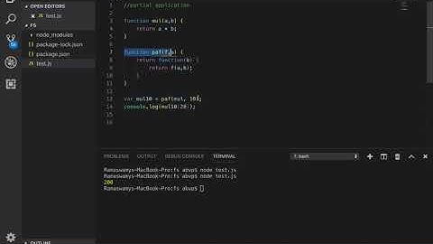Partial Application in Functional Programming
