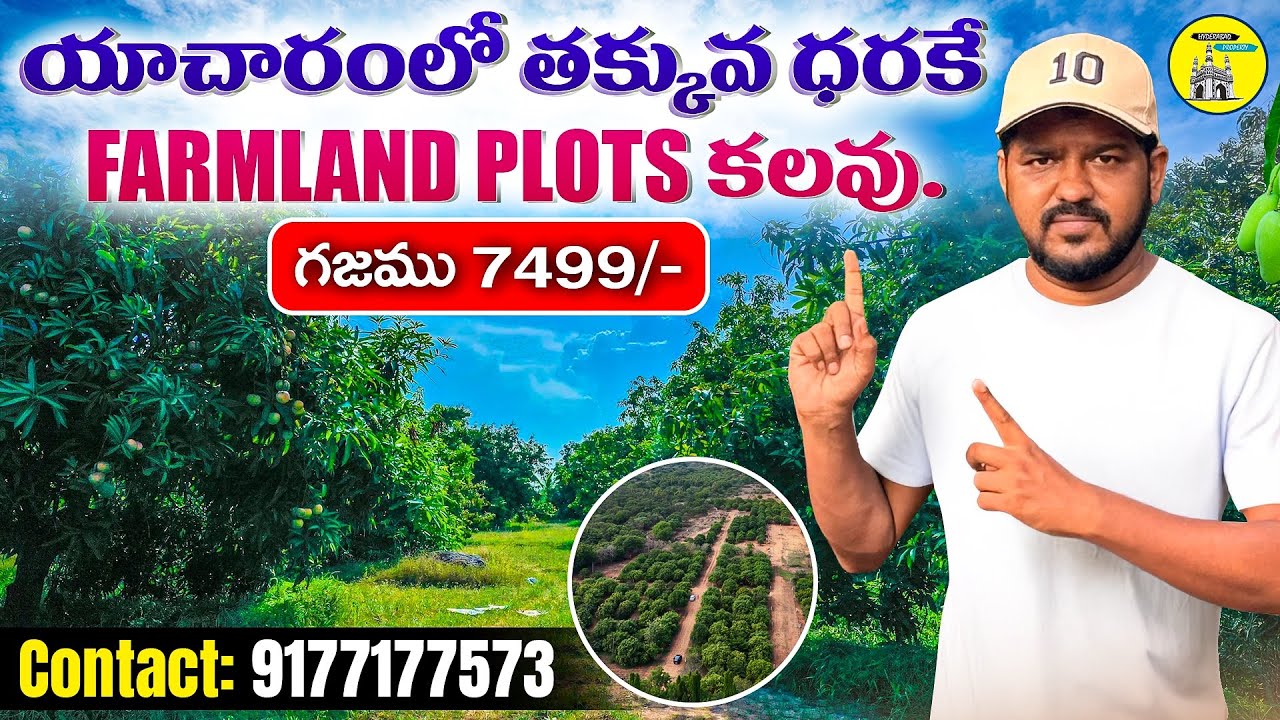 Affordable Farmland Plots for Sale in Yacharam | Hyderabad Property