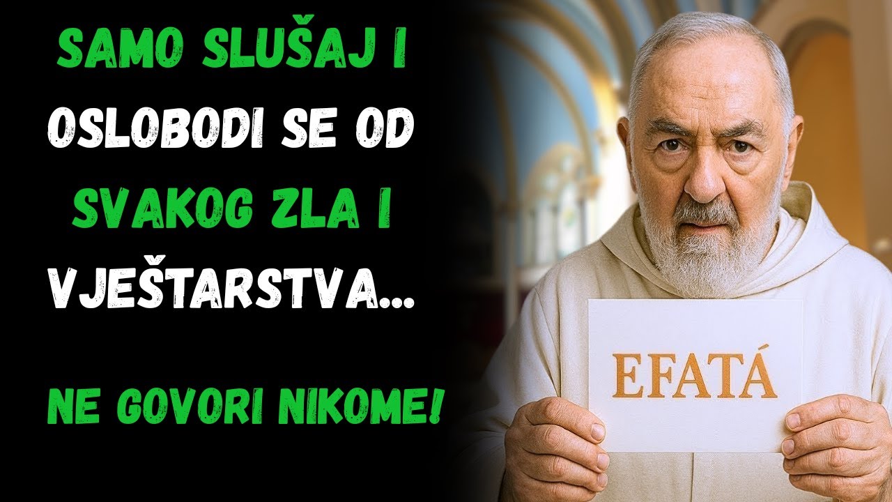 📖 Padre Pio OTKRIVA: “777 Efatá” Svetog Mihaela! Otvori SADA i VRATI Svako Zlo Natrag! 🔥🛡️