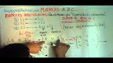 MATRICES EQUIVALENTES