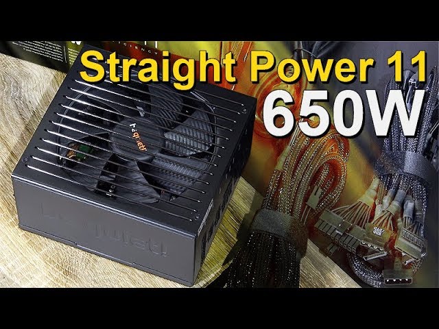 be quiet! Straight Power 11 650W 80+ Platinum - Fully modular