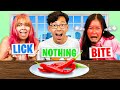 SPICY Bite, Lick, Or Nothing Challenge With My Sister!