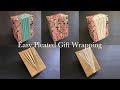 Easy Pleated Gift Wrapping with Japanese Style  (and the solution when paper isn't big enough...)