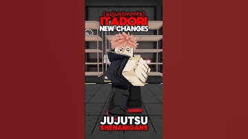 ITADORI’S ALL NEW CHANGES!! #jujutsushenanigans #roblox #foryou #jjk #jjs #itadori
