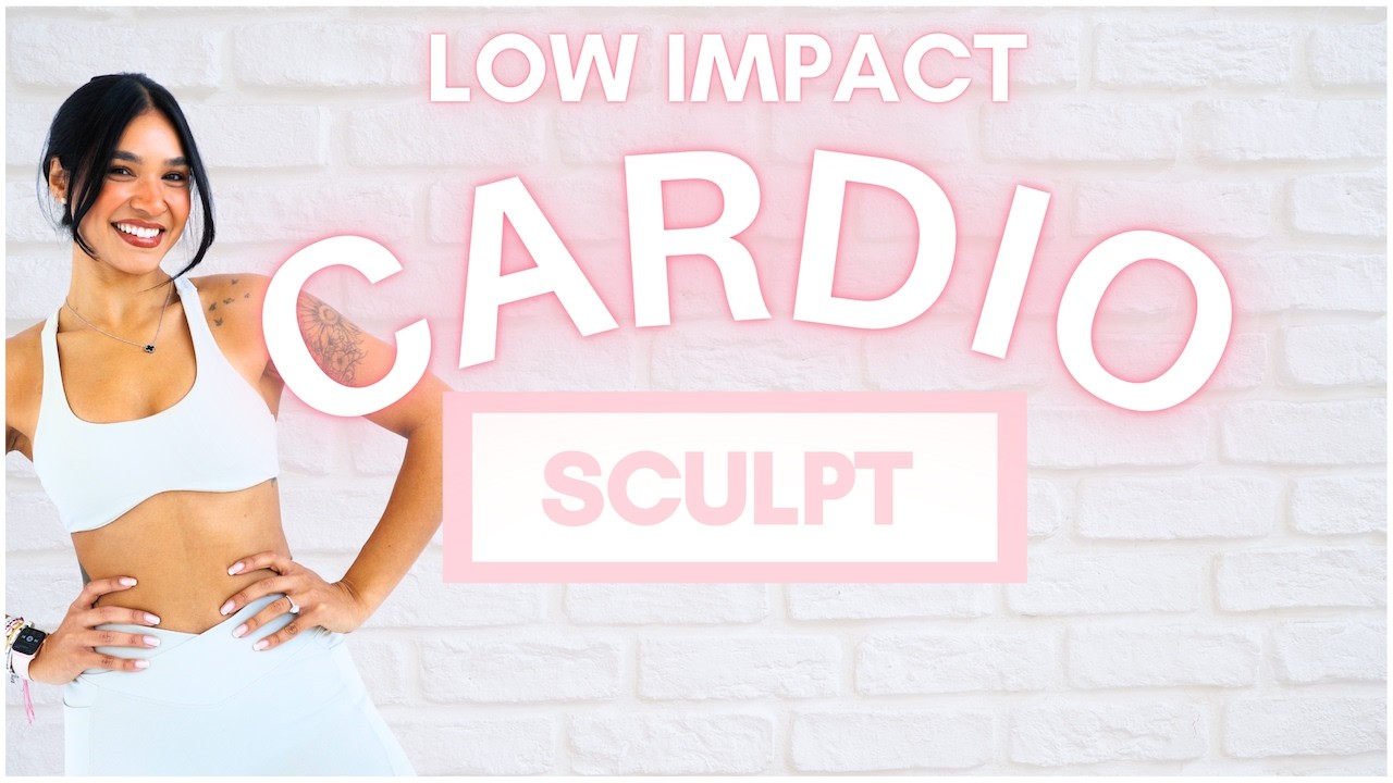 20 Min Standing Cardio Sculpt Workout 🔥 Low Impact Fat Burn (Light Dumbbells)