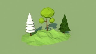 Low Poly Trees In Cinema 4D