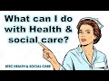 What can i do with btec health  social  