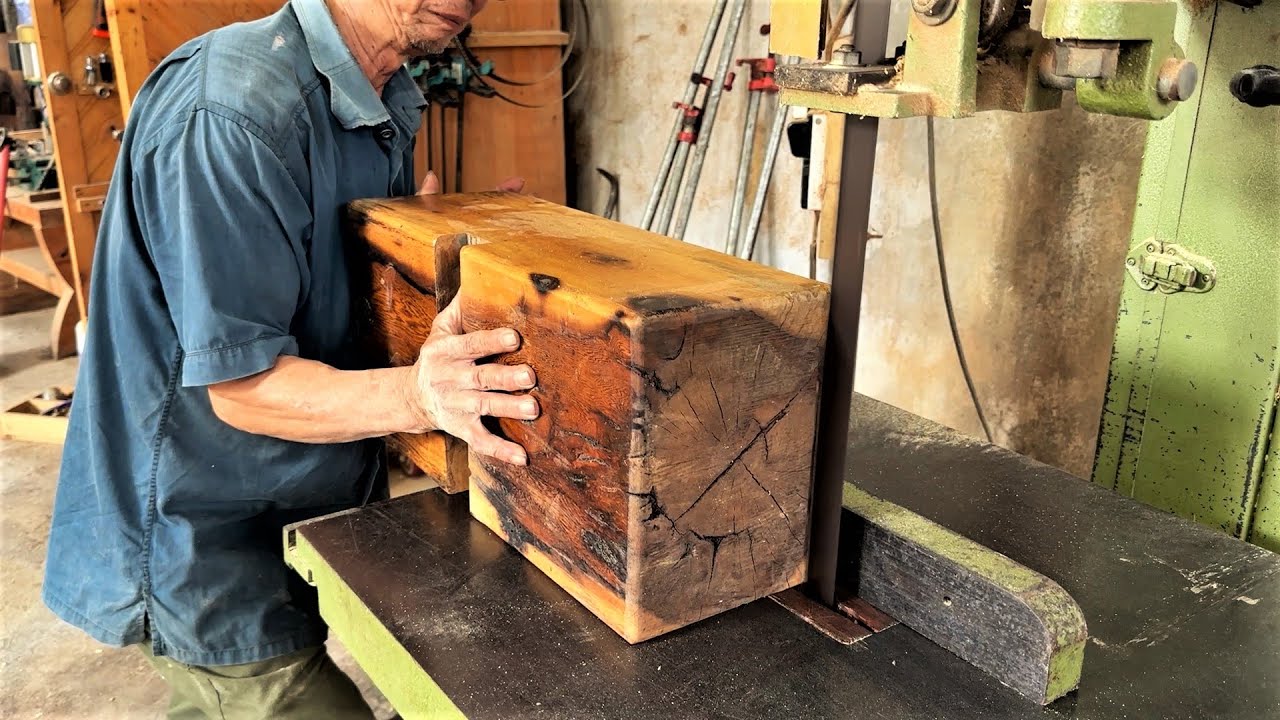 Making Furniture From Solid Wood and Railway Wood // Incredible ...