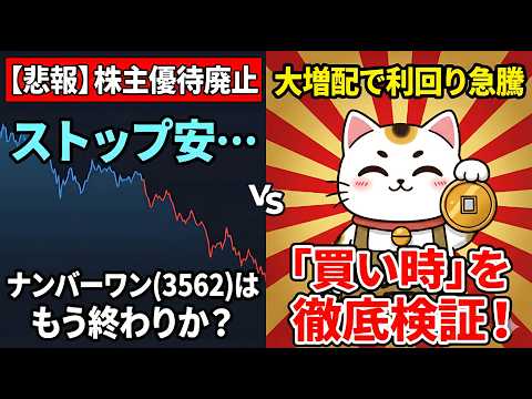 【悲報】株主優待廃止でストップ安…「No.1（3562）」はもう終わりか？大増配で利回り急騰の「買い時」を徹底検証！