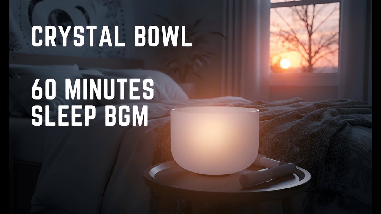 Crystal Bowl Sleep Music | Fall Asleep in 60 Minutes | Deep Sleep for Insomnia | Soft Calm Sounds