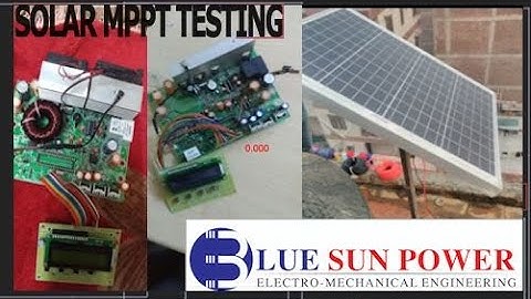 SOLAR MPPT TESTING, TRUE MPPT WITH PERTURB AND OBSERVE ALGORITHM. THANK YOU FOR WATCHING THE VIDEO.