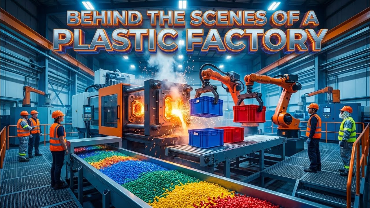 Behind the scenes of a Plastic Manufacturing Plant - YouTube
