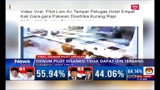 Viral Oknum Pilot Tampar Pegawai Hotel, Pelaku Tak Dapat Izin Terbang - iNews Sore 03/05