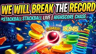 🔴 Stack Ball live record breaking  🚀 🤯#shortlive #stackball screenshot 4