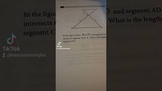 solving similar triangle problems!