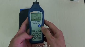 PCE DT 66 Hướng dẫn sử dụng chi tiết máy đo tốc độ vòng quay