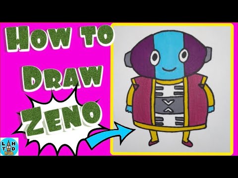 Lord Zeno the Omni King Drawing Tutorial | How to Draw Zeno | Dragon Ball Super