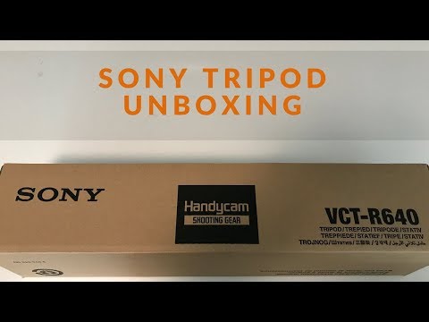 Sony VCT-R640 Tripod - Unboxing