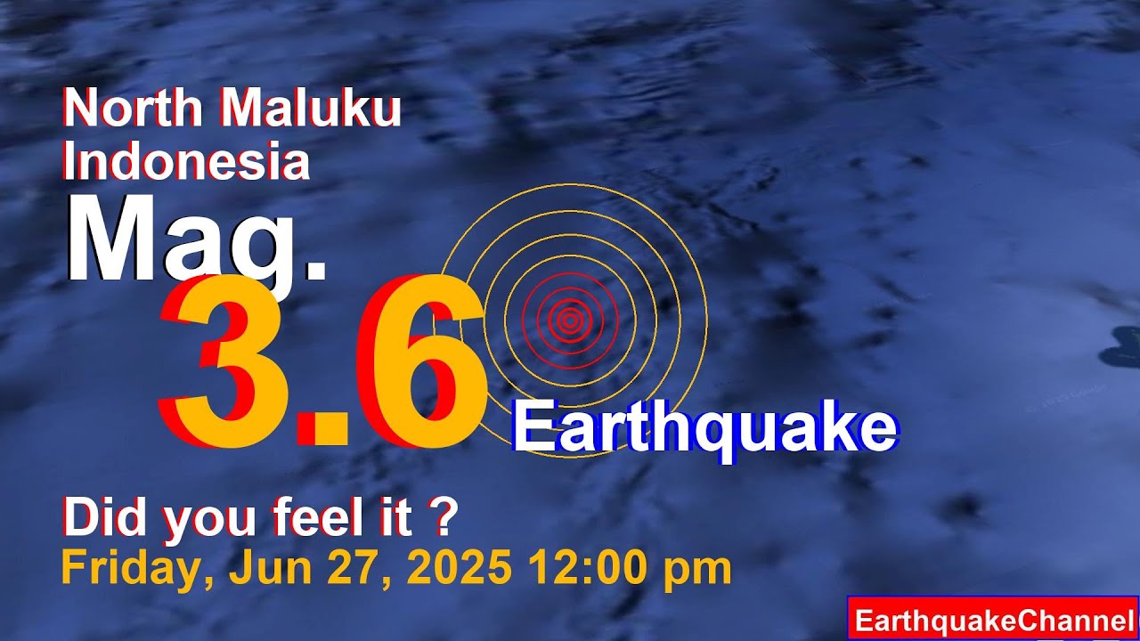 Maluku Sea, 54 km Northwest of Pulau Doi Island, North Maluku, Indonesia Earthquake today now