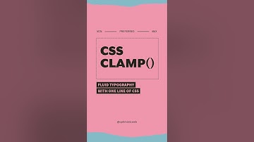 Truly Fluid Typography with One Line of CSS | Clamp()