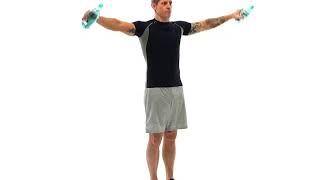 Lateral Raises Water Bottle - Fulshear Personal Trainer And Wellness Coach