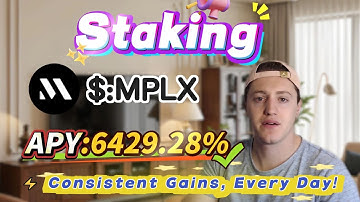 🚀 Zero-risk Solana mining experience — real MPLX staking 6429.28% APY results delivered!