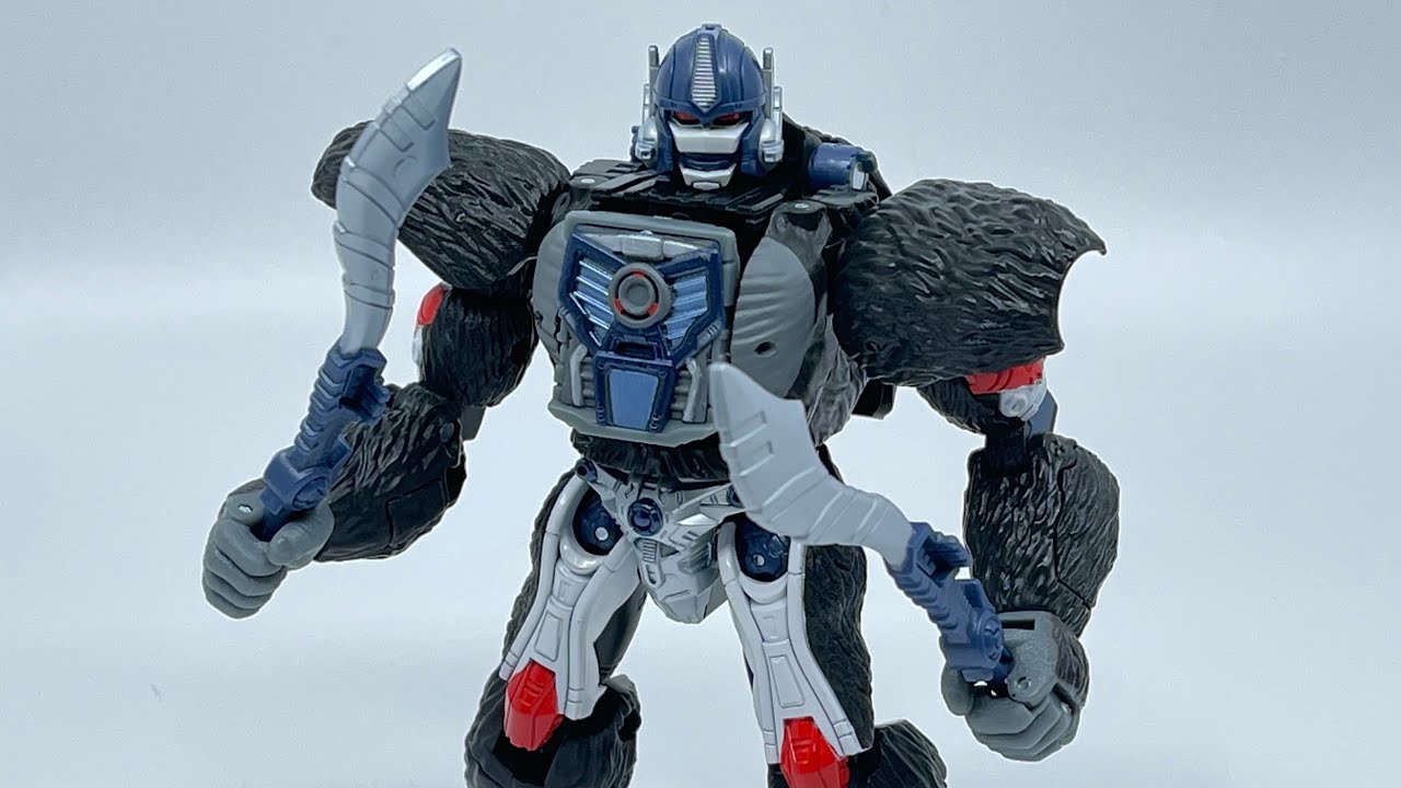 Transformers War for Cybertron Kingdom Voyager Class Optimus Primal Review YouTube
