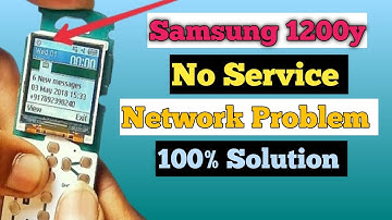 Samsung 1200y No Service Problem | Network Problem | Waseef Official