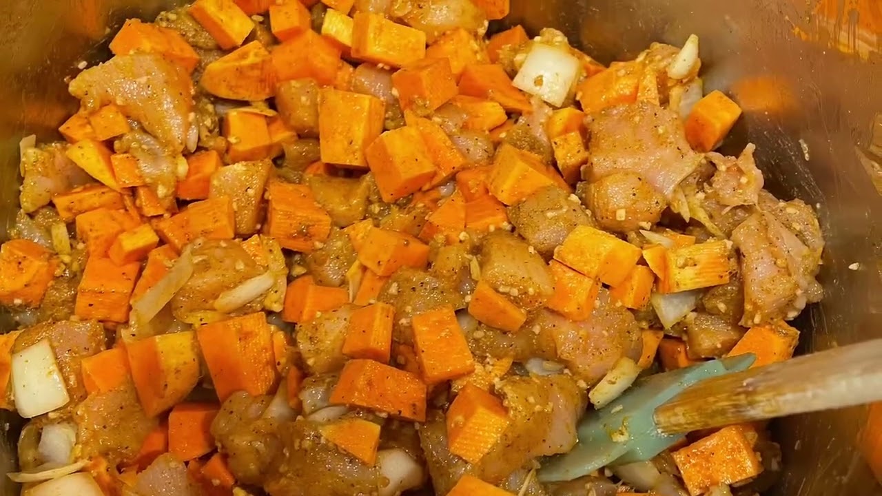 Coconut Curry Chicken and Sweet Potatoes(Instant Pot Recipe) – Easy ...