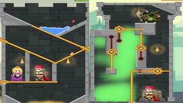 Hero Rescue - All Levels gameplay offline game Lvls 31-45 (Android, ios)