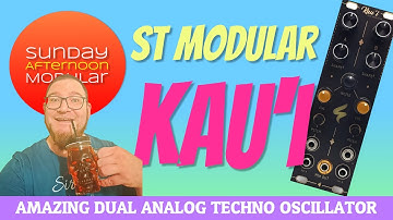 AMAZING dual techno oscillator - ST MODULAR KAU