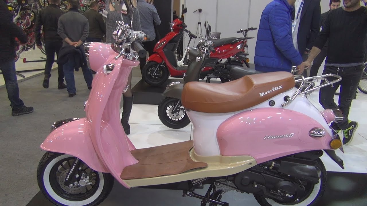 Motolux Efsane 50 Pink (2019) Exterior and Interior - YouTube