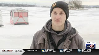Fisherman rescued from ice floe: "It could have been dangerous"