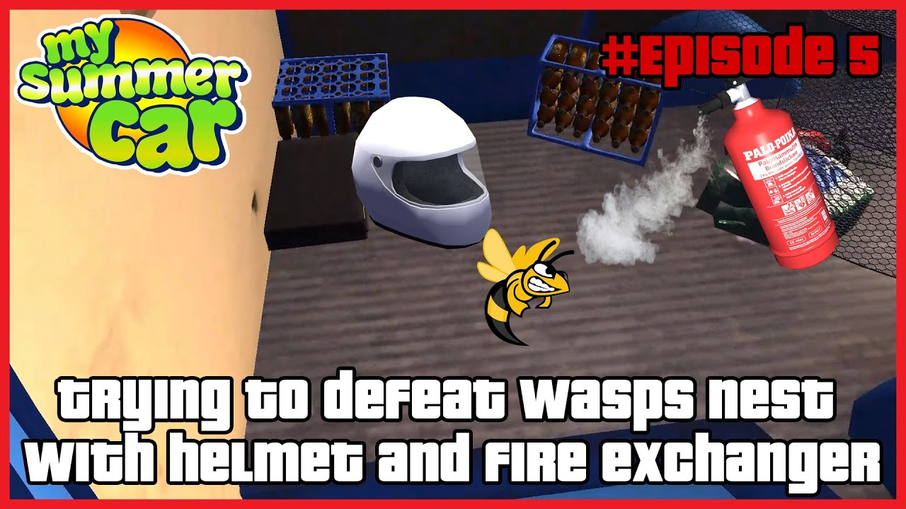 My Summer Car - Ruscko Location & How To Remove Wasps Gone Wrong ! #Shorts