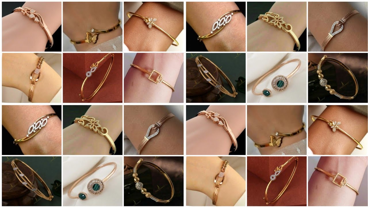 Новейшие и красивые модели золотых браслетов для женщин ||Дизайн золотых браслетов на каждый день...