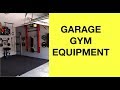 Home garage gym equipment ideas garage gym tour