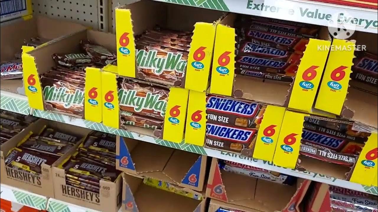Huge Dollar Tree 🌲Name Brand Chocolates & Candies Reese's Snickers