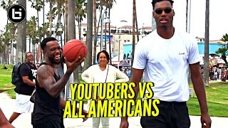 YouTubers vs All Americans!  CashNasty, Mal & TDPresents vs B.McCoy, Ira Lee & Savion!