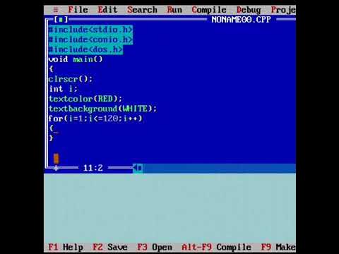turbo c7 C language - YouTube
